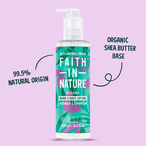 Faith in Nature Lavender & Geranium Hand and Body Lotion thumbnail 5