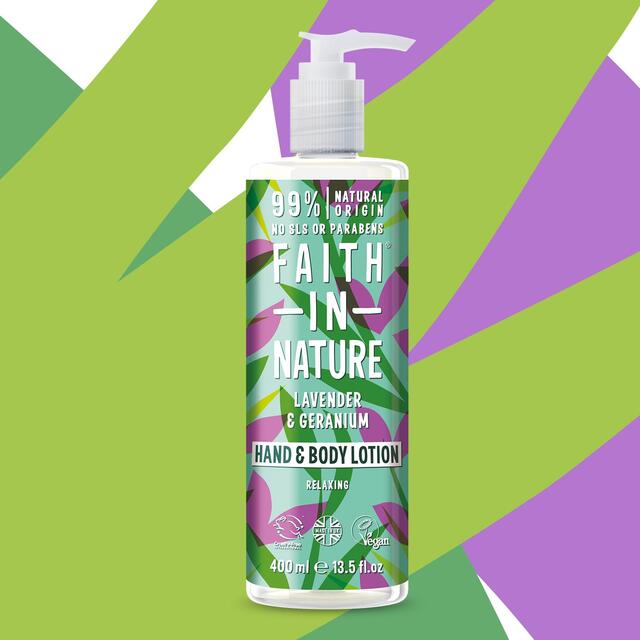 Faith in Nature Lavender & Geranium Hand and Body Lotion thumbnail 3