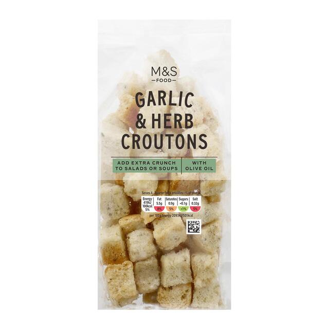 M&S Garlic & Herb Focaccia Croutons thumbnail 2