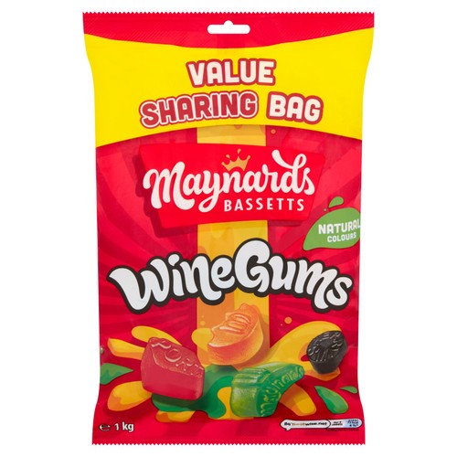 Maynards Bassetts Wine Gums Sharing Sweets Bag  thumbnail 2