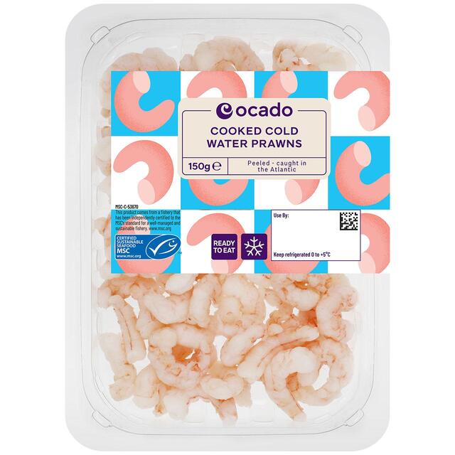 Ocado MSC Cooked Cold Water Prawns thumbnail 2