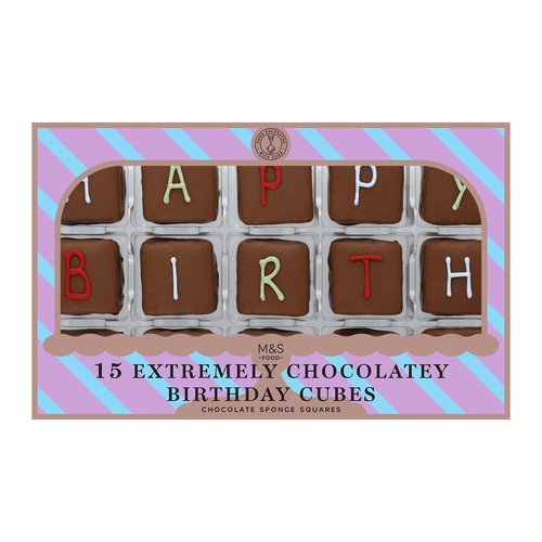 M&S Extremely Chocolatey Chocolate Party Cubes