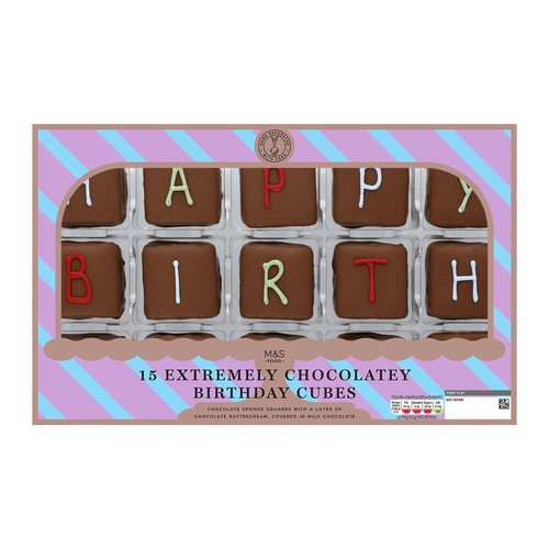 M&S Extremely Chocolatey Chocolate Party Cubes thumbnail 2
