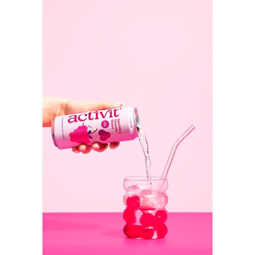 Activit Sparkling Vitamin Water Blackcurrant & Raspberry thumbnail 3