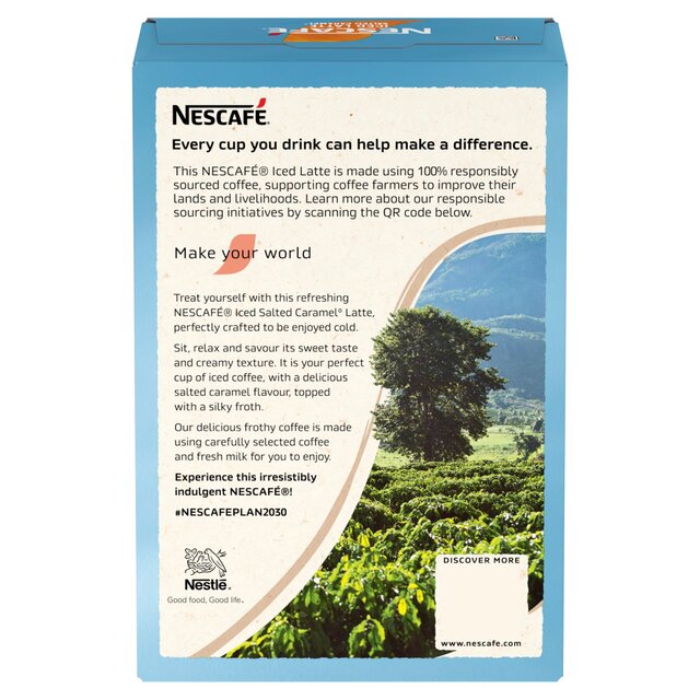 Nescafe Iced Latte Salted Caramel Instant Coffee 7 Sachets thumbnail 4