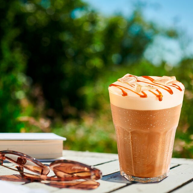 Nescafe Iced Latte Salted Caramel Instant Coffee 7 Sachets thumbnail 6