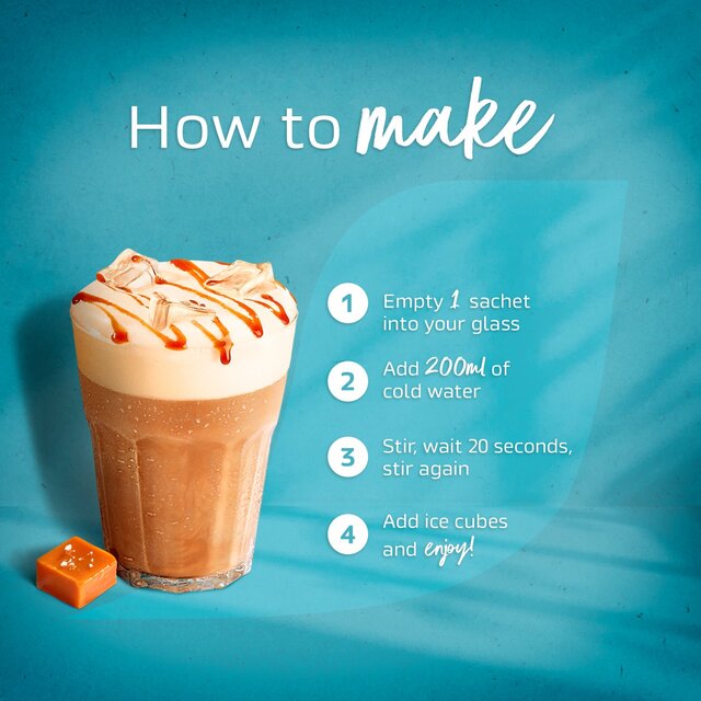 Nescafe Iced Latte Salted Caramel Instant Coffee 7 Sachets thumbnail 7