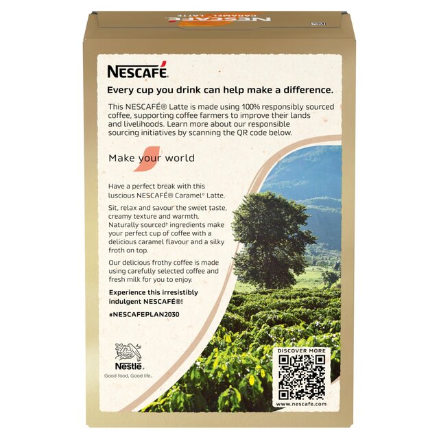 Nescafe Caramel Latte Instant Coffee 7 Sachets thumbnail 3