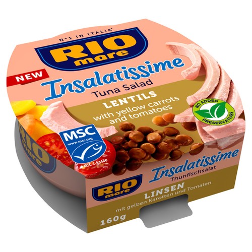 Rio Mare MSC Tuna & Lentil Salad thumbnail 2