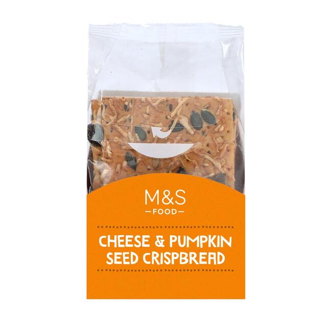 M&S Oven Baked Cheese & Pumpkin Seed Crispbread
