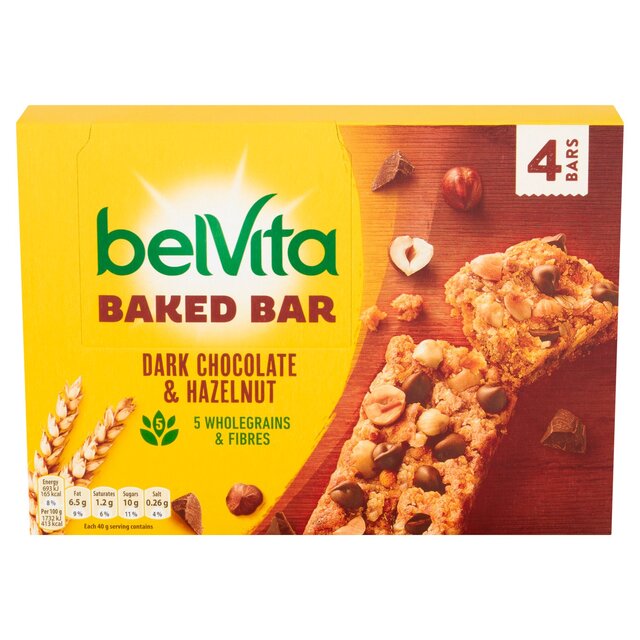 Belvita Dark Chocolate & Hazelnut Baked Bar Multipack