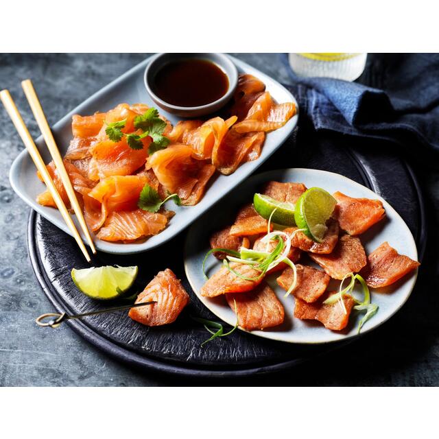 M&S 2 Scottish Honey Roast Hot Smoked Salmon thumbnail 2