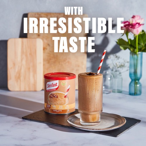 SlimFast Cafe Latte Meal Shake Powder 10 Meals  thumbnail 5