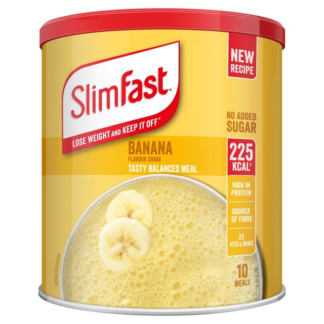 SlimFast Banana Meal Shake Powder 10 Meals