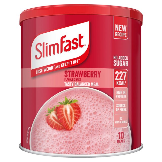 SlimFast Strawberry Meal Shake Powder 10 Meals