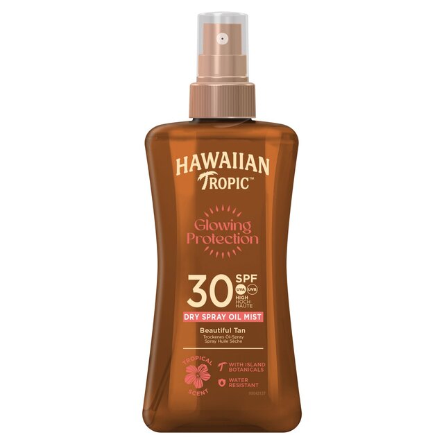 Hawaiian Tropic Protective SPF 30 Dry Oil Sunscreen Spray thumbnail 2