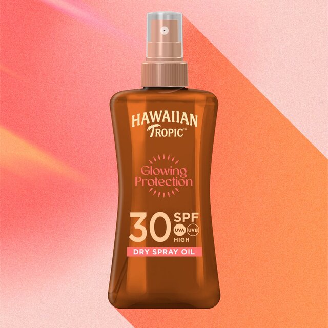 Hawaiian Tropic Protective SPF 30 Dry Oil Sunscreen Spray thumbnail 5