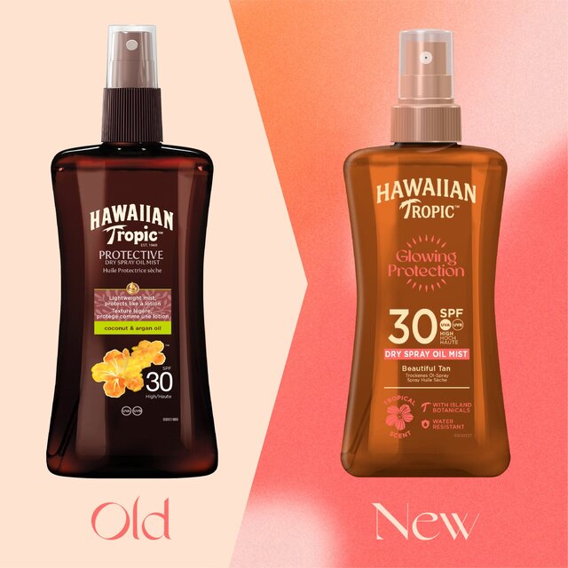 Hawaiian Tropic Protective SPF 30 Dry Oil Sunscreen Spray thumbnail 8