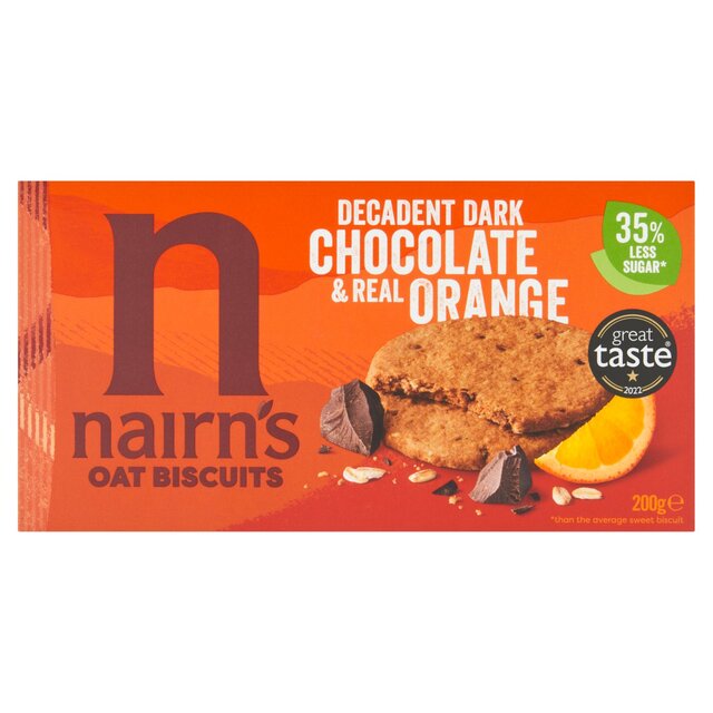 Nairn's Dark Chocolate & Orange Oat Biscuits
