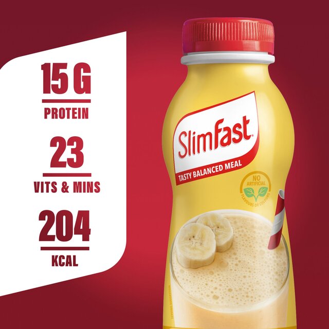 SlimFast Banana Milkshake Multipack thumbnail 9