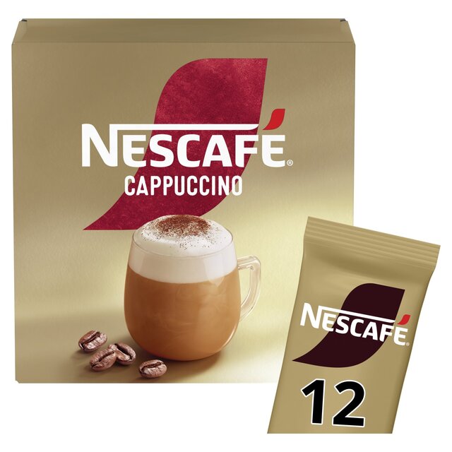 Nescafe Cappuccino Instant Coffee 12 Sachets