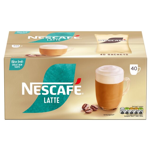 NESCAFE Latte Instant Coffee 40 Sachets thumbnail 2