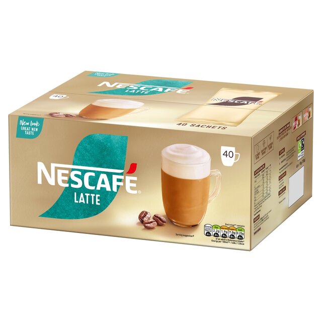 NESCAFE Latte Instant Coffee 40 Sachets thumbnail 3