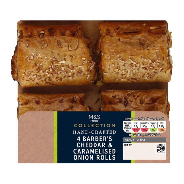 M&S Collection Mature Cheddar & Caramelised Onion Rolls thumbnail 2