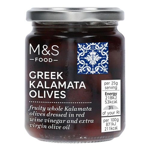 M&S Whole Kalamata Olives  thumbnail 2