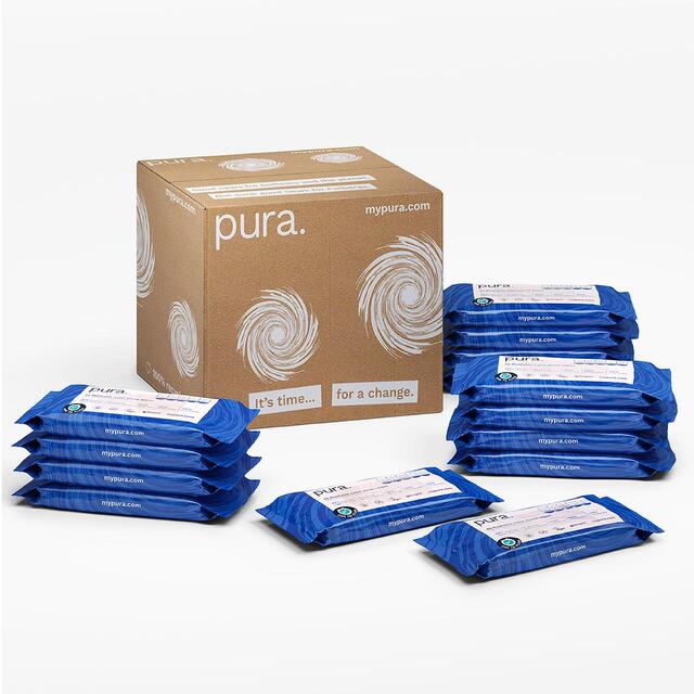 Pura Flushable Toilet Tissue Wipes, Multipack thumbnail 3
