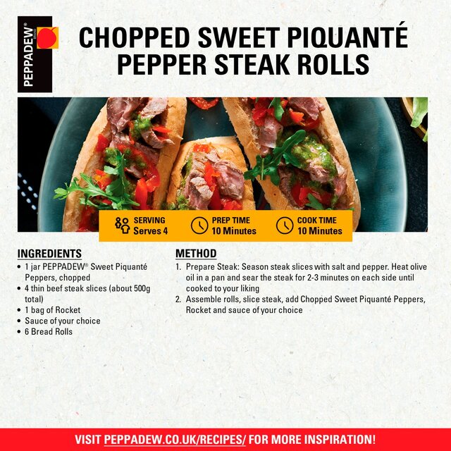 Peppadew Piquante Peppers Mild Chopped thumbnail 6