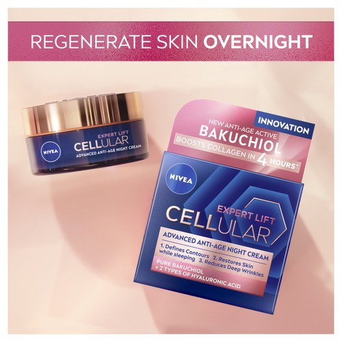 NIVEA Hyaluron Cellular Elasticity Filler Anti Wrinkle Night Cream thumbnail 2