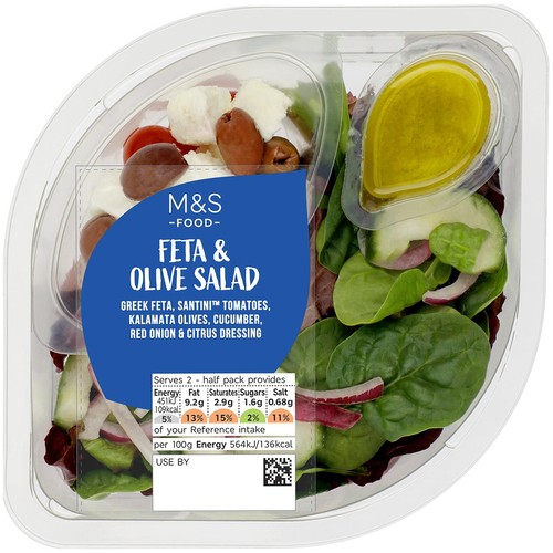 M&S Greek Feta & Olive Salad