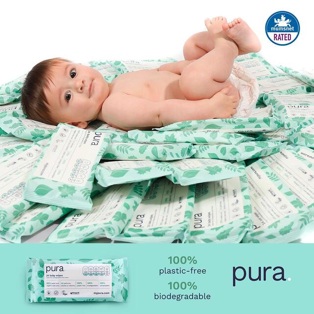 Pura Eco Baby Wipes thumbnail 2