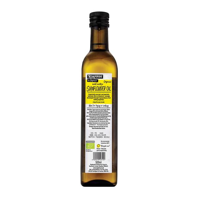 Realfoods by Organico Organic Sunflower Oil thumbnail 2