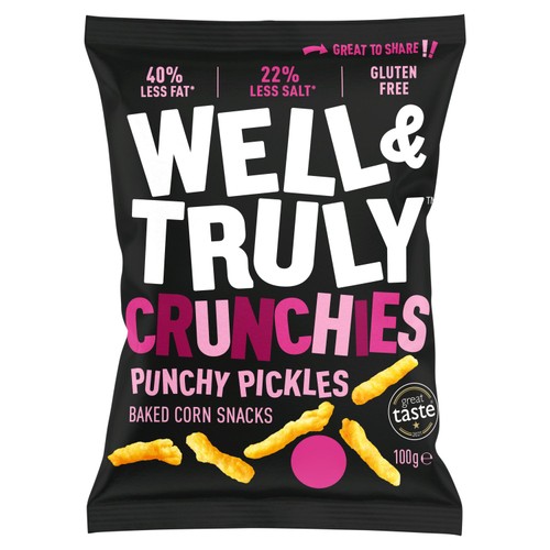 Well&Truly Crunchies Punchy Pickles Share Bag