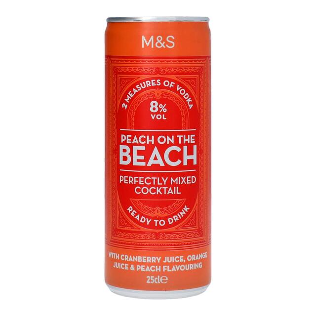 M&S Peach On The Beach Cocktail