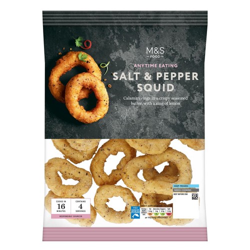 M&S Salt & Pepper Squid Frozen thumbnail 2