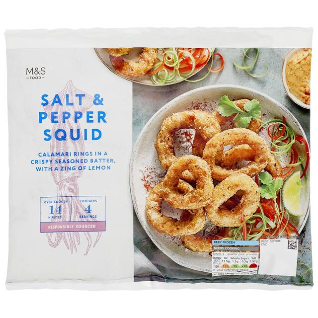 M&S Salt & Pepper Squid Frozen