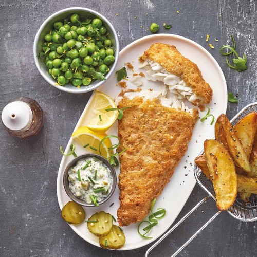 M&S 4 Battered Haddock Fillets Frozen thumbnail 3