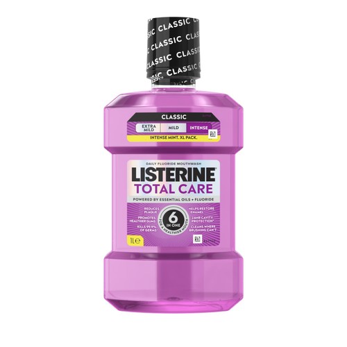 Listerine Total Care Intense Mint Classic Mouthwash thumbnail 2