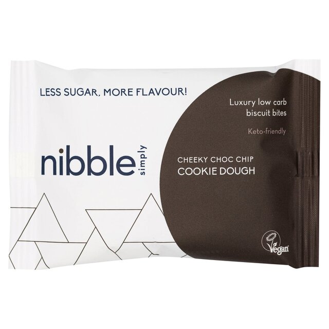 Nibble Simply Cheeky Choc Chip Cookie Dough Low Carb Biscuit Bites thumbnail 2