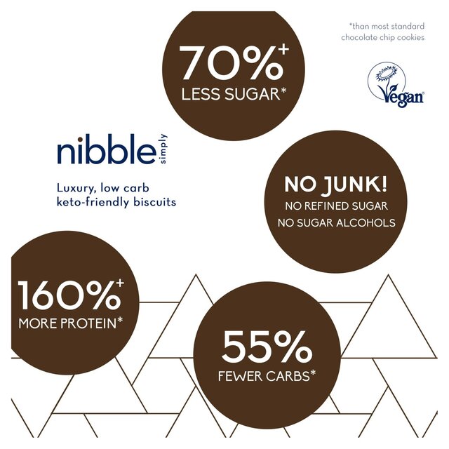 Nibble Simply Cheeky Choc Chip Cookie Dough Low Carb Biscuit Bites thumbnail 3