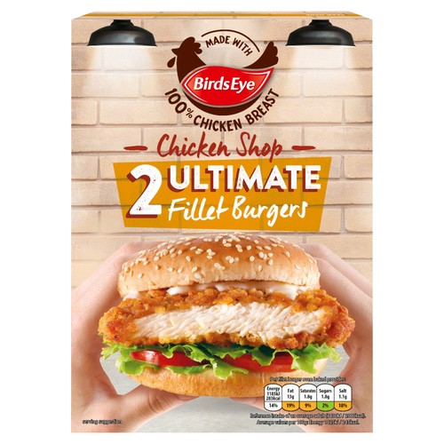 Birds Eye Chicken Shop Ultimate Fillet Burgers thumbnail 2