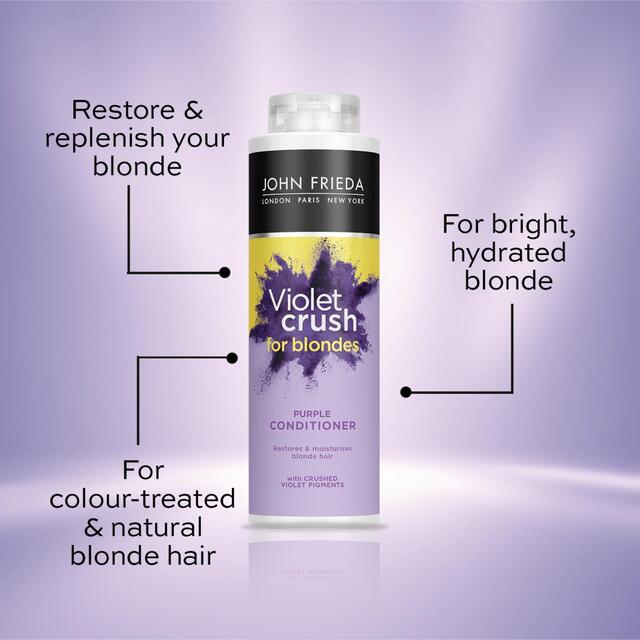 John Frieda Sheer Blonde Correcting Purple Conditioner thumbnail 2