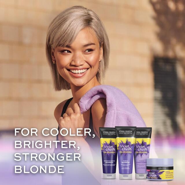 John Frieda Sheer Blonde Correcting Purple Shampoo & Conditioner Twin Pack thumbnail 2