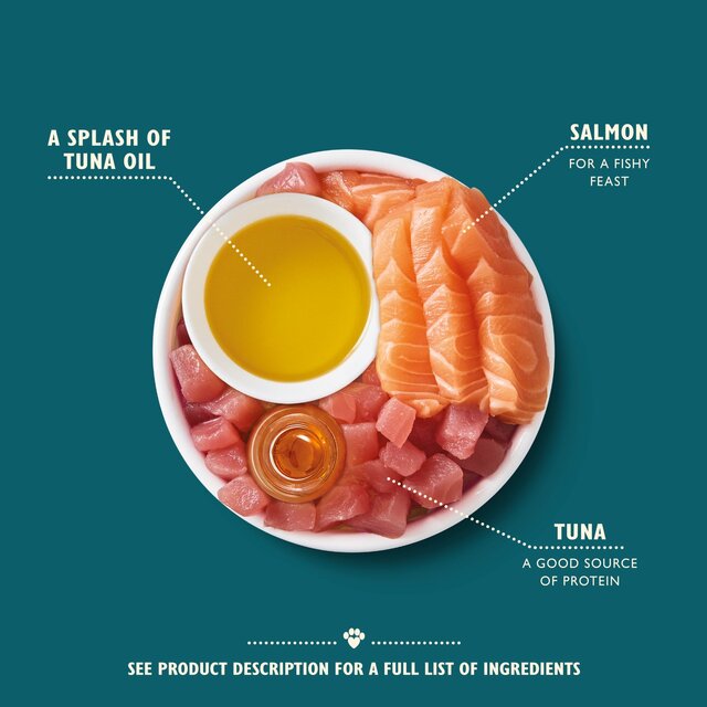 Lily's Kitchen Shredded Fillets Tuna & Salmon in Broth Wet Food for Cats thumbnail 4