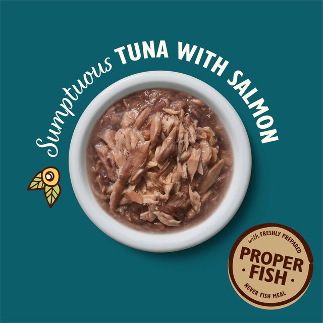 Lily's Kitchen Shredded Fillets Tuna & Salmon in Broth Wet Food for Cats thumbnail 6