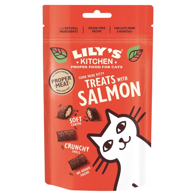 Lily's Kitchen Salmon Pillow Treats for Cats thumbnail 2