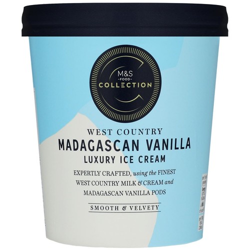 M&S Collection West Country Madagascan Vanilla Ice Cream